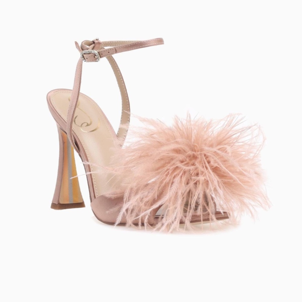 Sam Edelman "Leon" Praline Pom Pom Women's Sandals Size: 6M